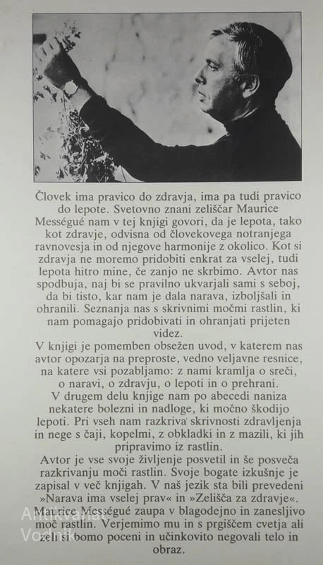 ZELIŠČA ZA LEPOTO, Maurice Mességué