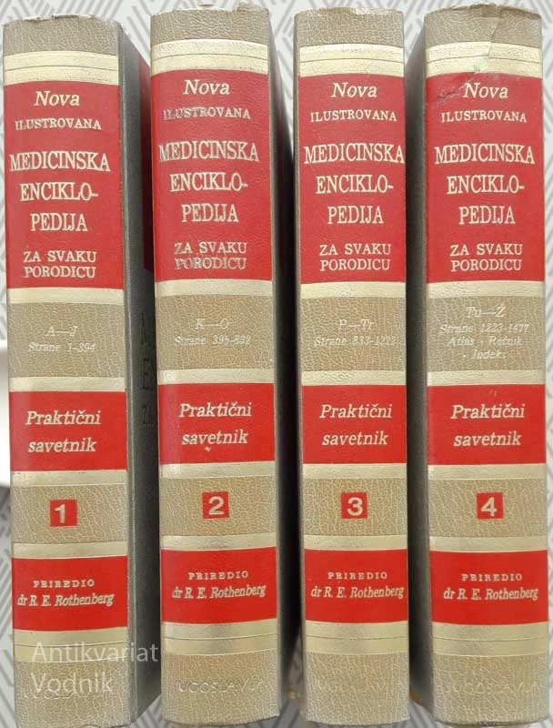NOVA ILUSTROVANA MEDICINSKA ENCIKLOPEDIJA ZA SVAKU PORODICU (1, 2, 3, 4. DEL)