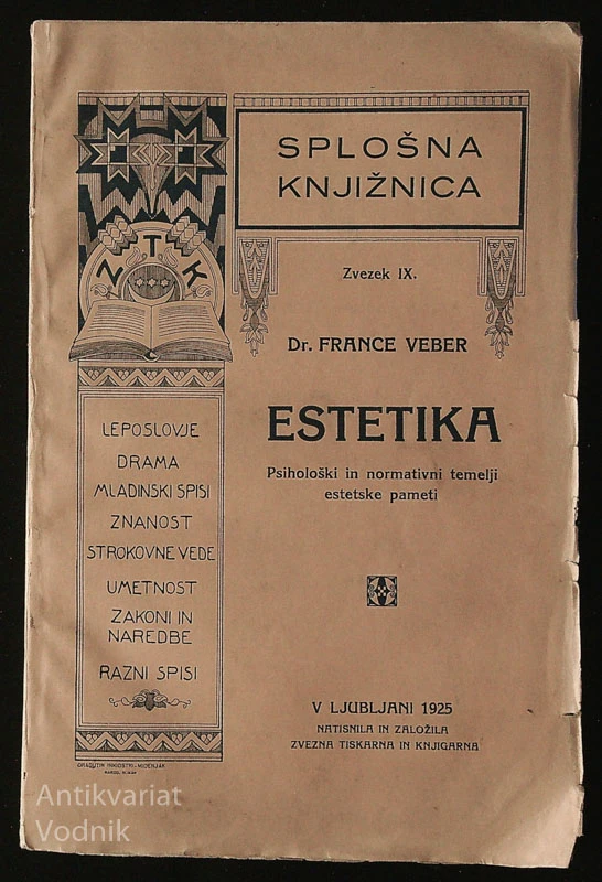 ESTETIKA, dr. France Veber