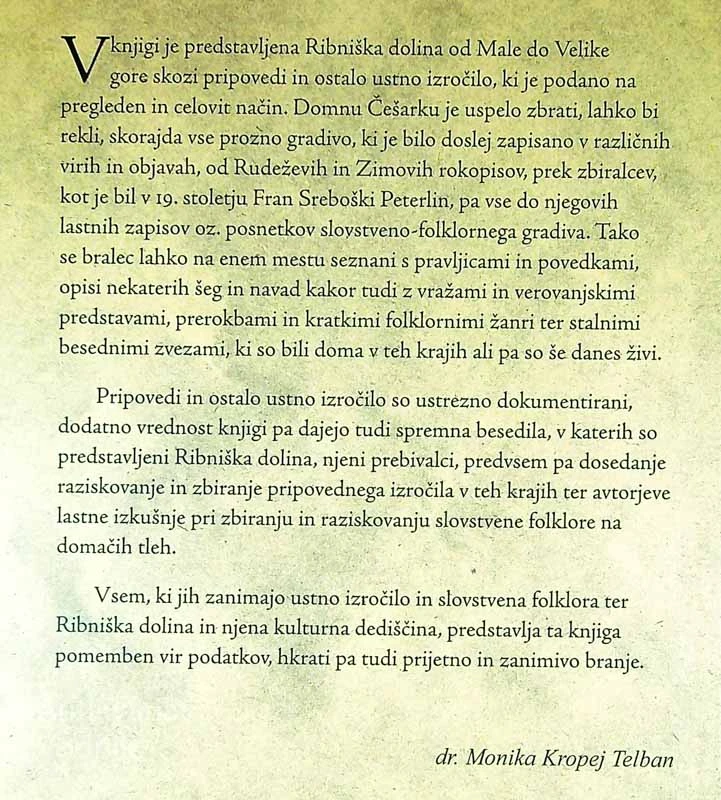 TAM MED MALO IN VÉLIKO GORÓ, Domen Češarek