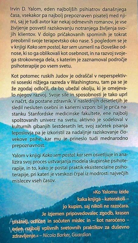 KAKO SEM POSTAL, KAR SEM; PSIHIATROVI SPOMINI, Irvin D. Yalom