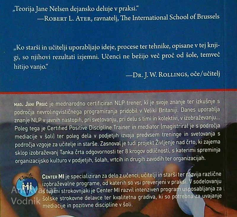 POZITIVNA DISCIPLINA, Jane Nelsen