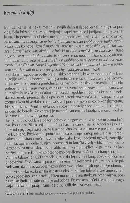 BELA LJUBLJANA, Marija Stanonik