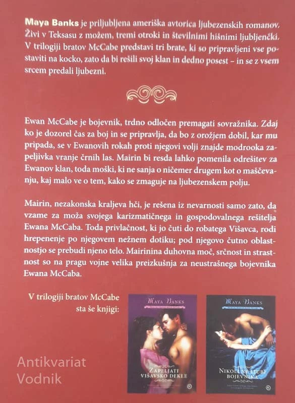 TRILOGIJA BRATOV McCABE, Maya Banks (I. – III.)