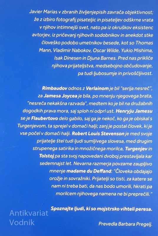 NAPISANA ŽIVLJENJA, Javier Marías