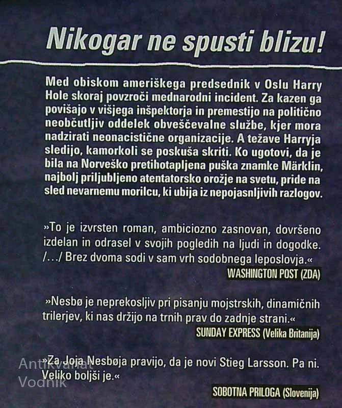 TAŠČICA, Jo Nesbø
