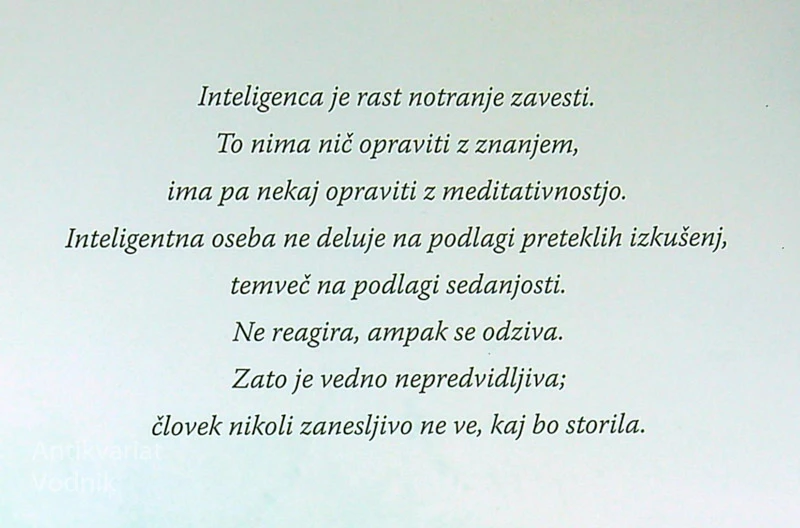 INTELIGENCA, Osho
