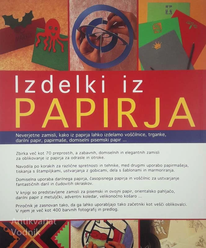 IZDELKI IZ PAPIRJA, Marion Elliot