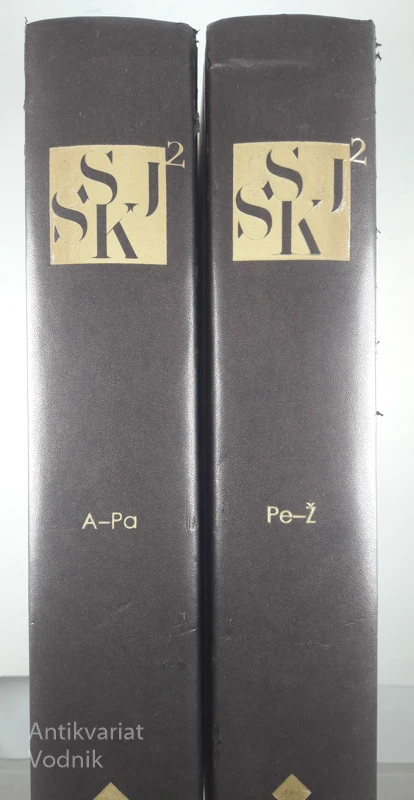SSKJ – SLOVAR SLOVENSKEGA KNJIŽNEGA JEZIKA, 2 knjigi