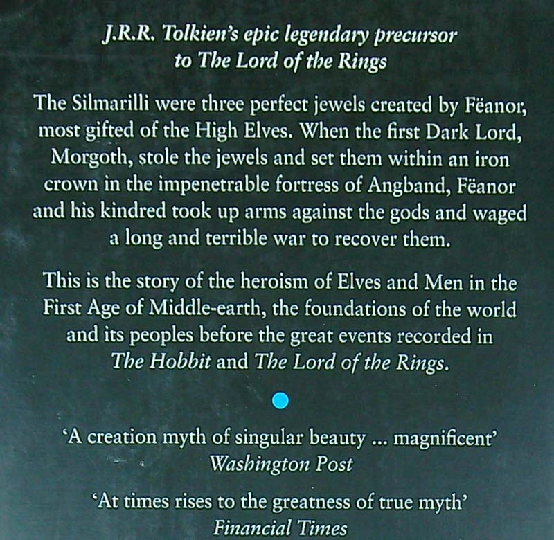 THE SILMARILLION, J. R. R. Tolkien