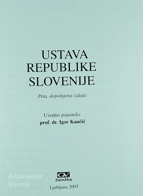 USTAVA REPUBLIKE SLOVENIJE
