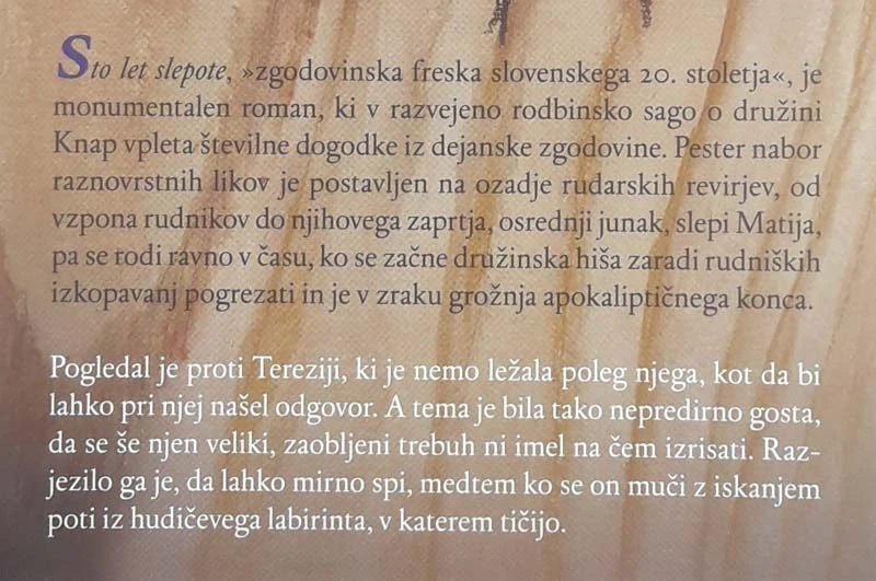 STO LET SLEPOTE, Roman Rozina