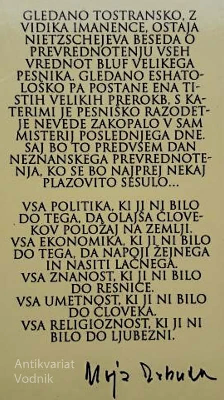 SKOZI PRVO ZAGRINJALO, Alojz Rebula