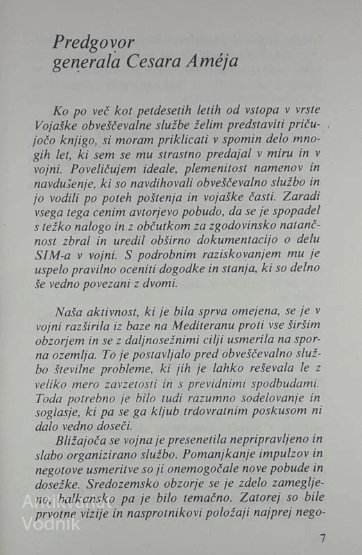VOJNA V VOJNI, Carlo De Risio