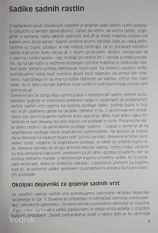 REZ SADNIH RASTLIN, Franci Štampar