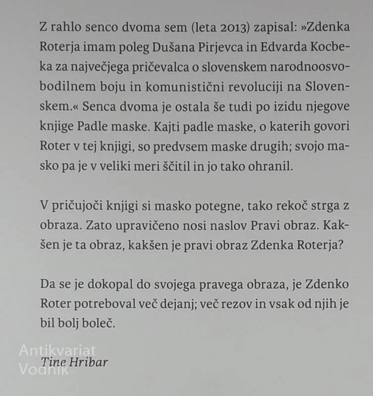 PRAVI OBRAZ, Zdenko Roter