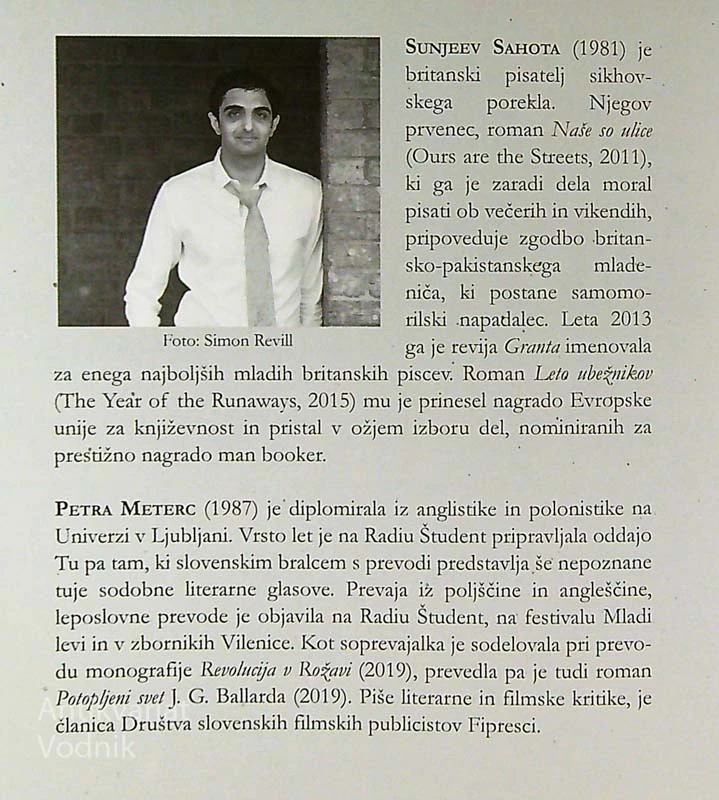 LETO UBEŽNIKOV, Sunsjeev Sahota