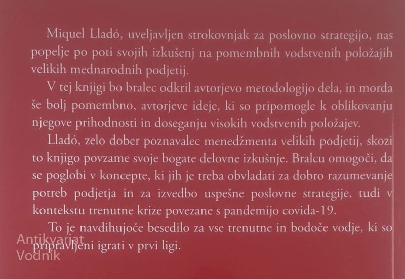 ZALJUBITI SE V PRIHODNOST; ZAPIŠITE SVOJO PRIHODNOST, Miquel Lladó