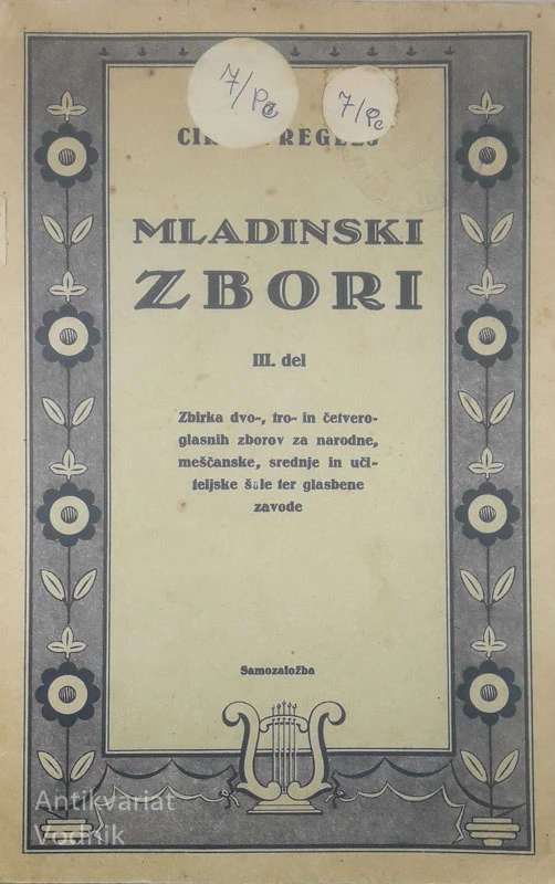 MLADINSKI ZBORI 3. DEL, Ciril Pregelj