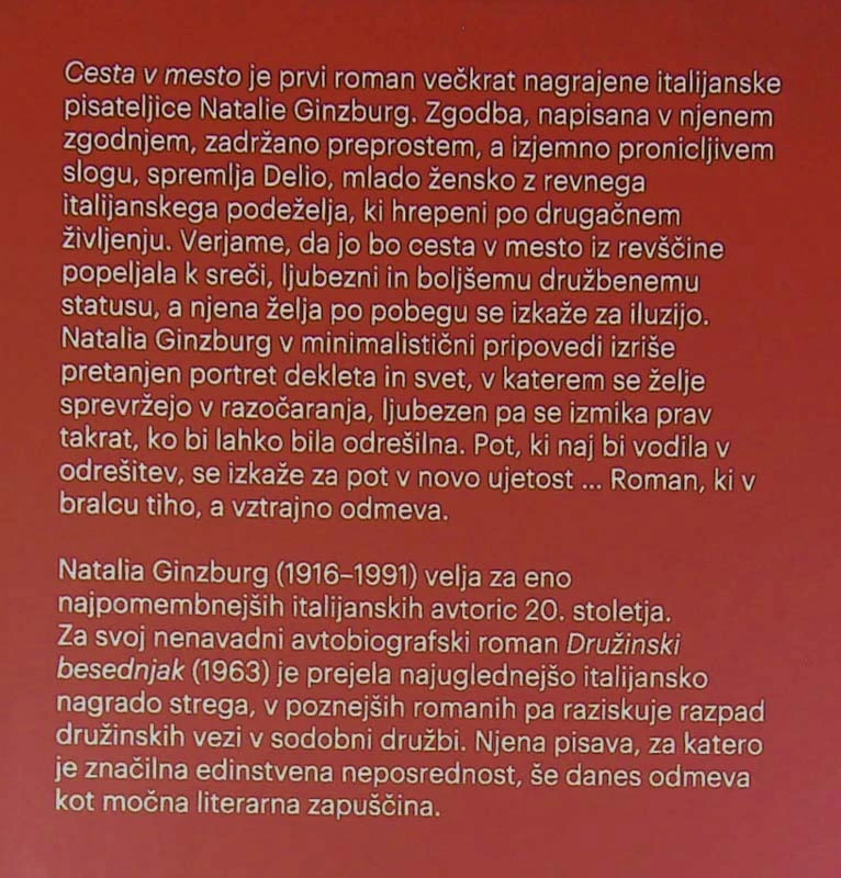 CESTA V MESTO, Natalia Ginzburg