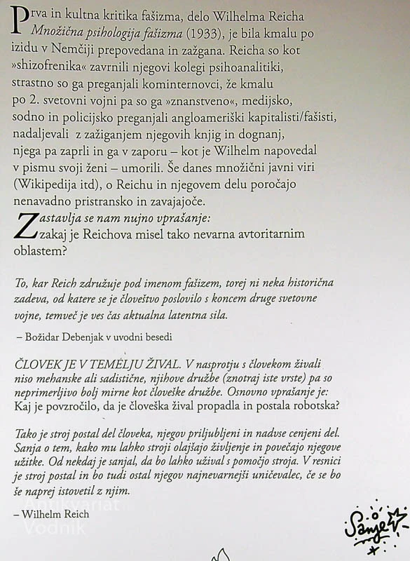MNOŽIČNA PSIHOLOGIJA FAŠIZMA, Wilhelm Reich