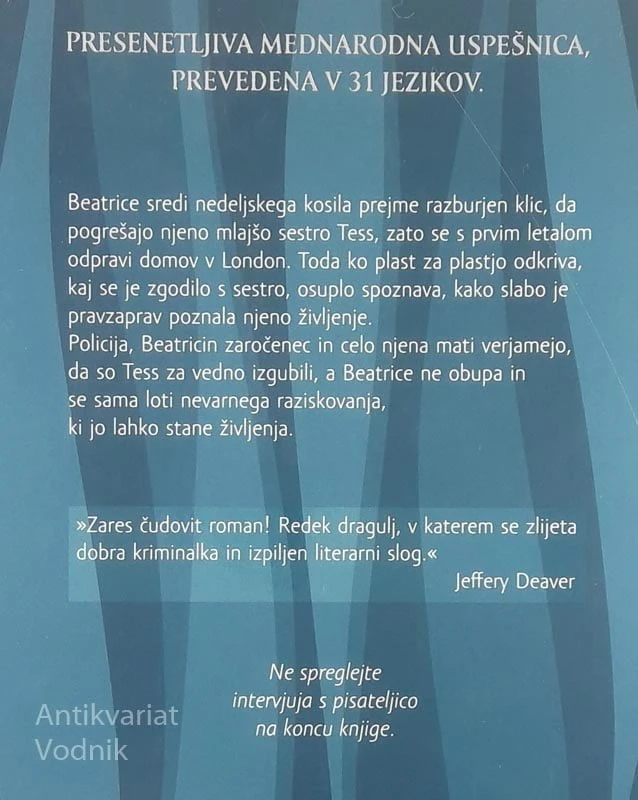 SESTRA, Rosamund Lupton