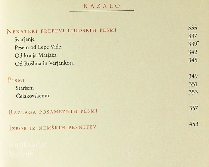 POEZIJE DOKTORJA FRANCETA PREŠERNA