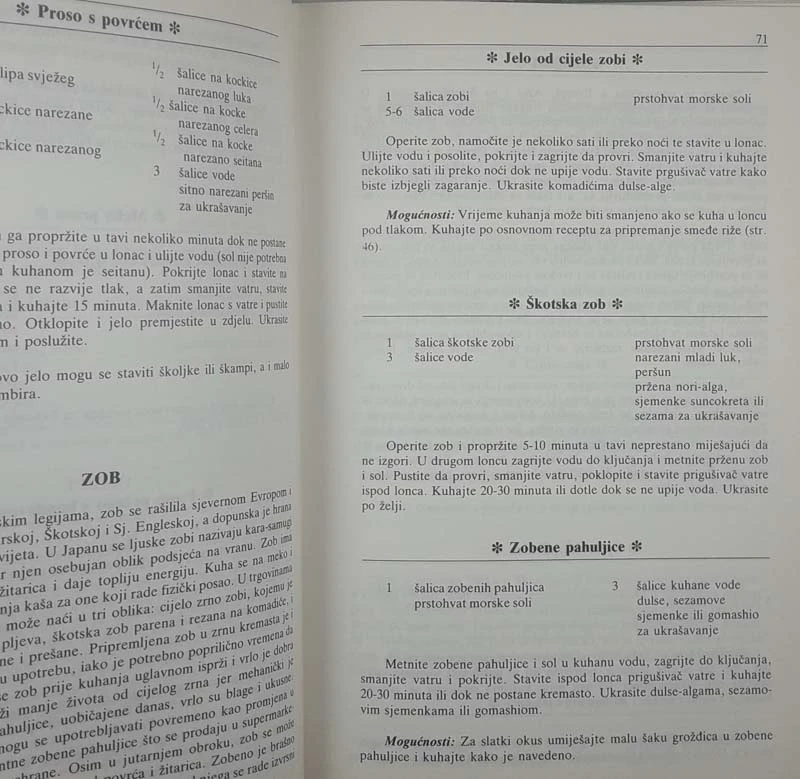 VELIKA MAKRO BIOTIČKA KUHARICA, Aveline Kushi