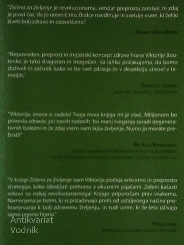 ZELENO ZA ŽIVLJENJE Victoria Boutenko