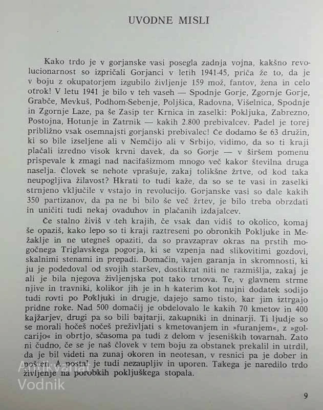 BOJ POD TRIGLAVOM; ZBORNIK 1941-1945, več avtorjev