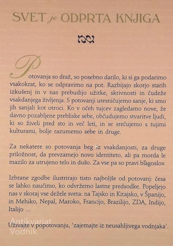 SVET JE ODPRTA KNJIGA, Larry Habegger