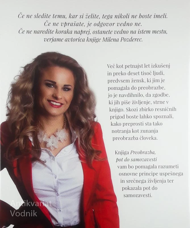 PREOBRAZBA; POT DO SAMOZAVESTI, Milena Pozderec