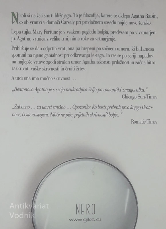 AGATHA RAISIN IN POSAJENA VRTNARICA, M. C. Beaton