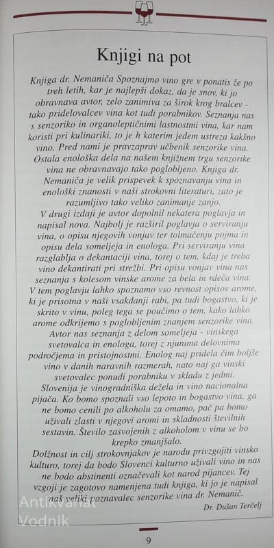 SPOZNAJMO VINO, Julij Nemanič