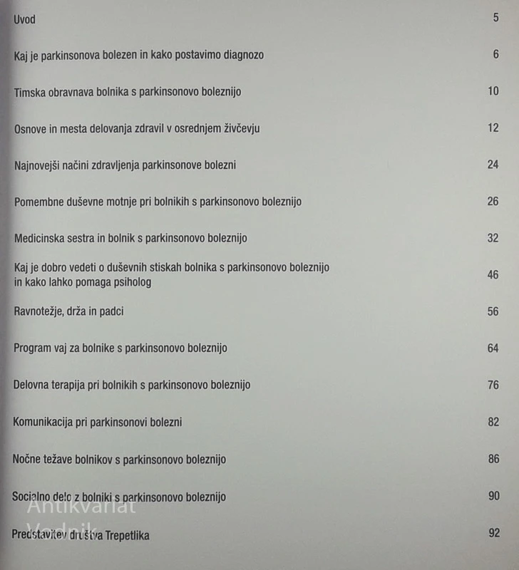 KAKO ŽIVETI S PARKINSONOVO BOLEZNIJO, več avtorjev