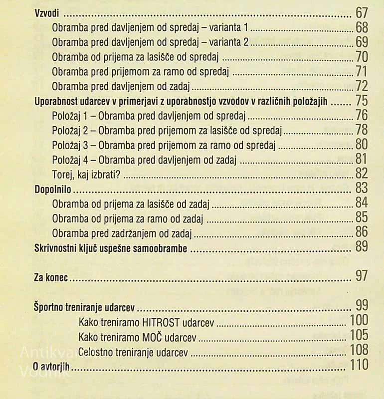 OSEBNA VARNOST?; BORILNE VEŠČINE, Miha Kostanjšek