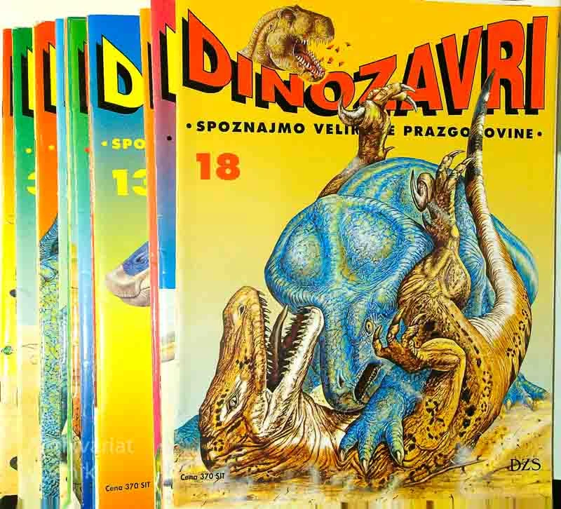 DINOZAVRI; SPOZNAJMO VELIKANE PRAZGODOVINE (1-18)