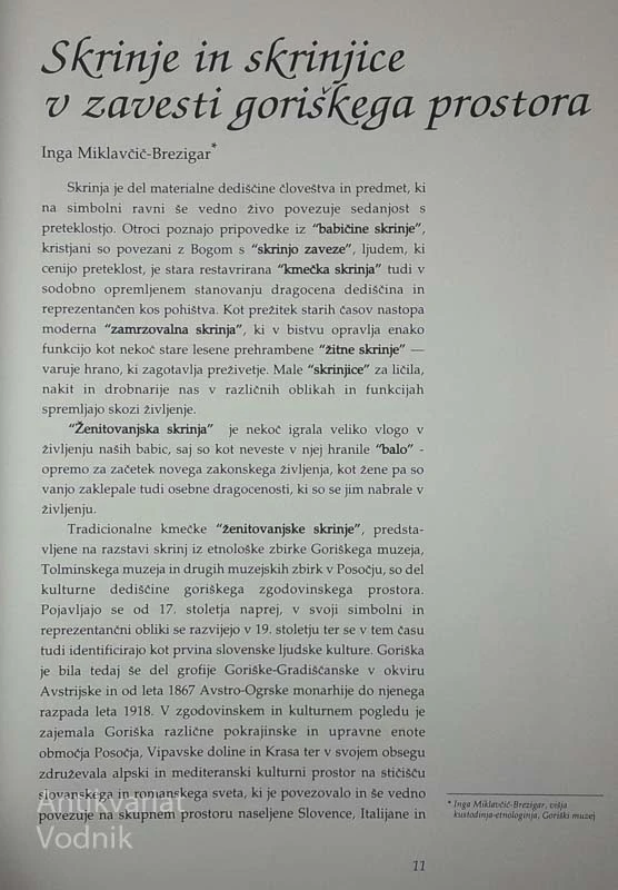 LJUDSKE SKRINJE NA GORIŠKEM, Inga Miklavčič-Brezigar