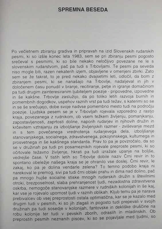 TRBOVLJE, Z DUŠO IN SRCEM, Tine Lenarčič