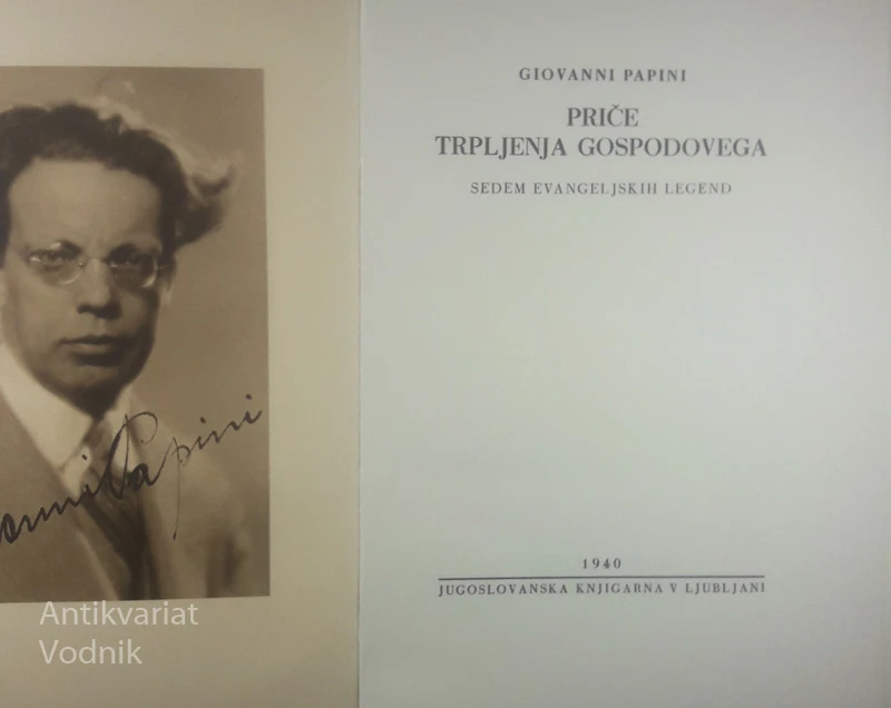 PRIČE TRPLJENJA GOSPODOVEGA, Papini Giovanni
