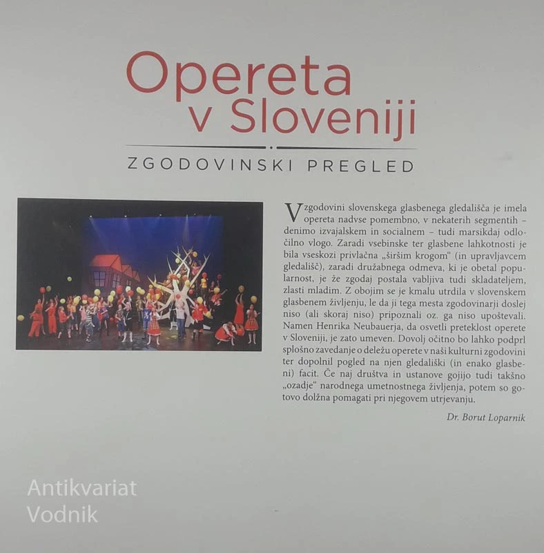 OPERETA V SLOVENIJI, Dr. Henrik Naubauer