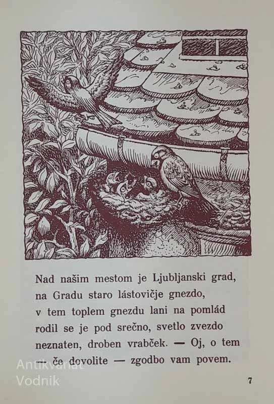 GRAJSKI VRABEC, Davorin Ravljen, ilustr. Hinko Smrekar