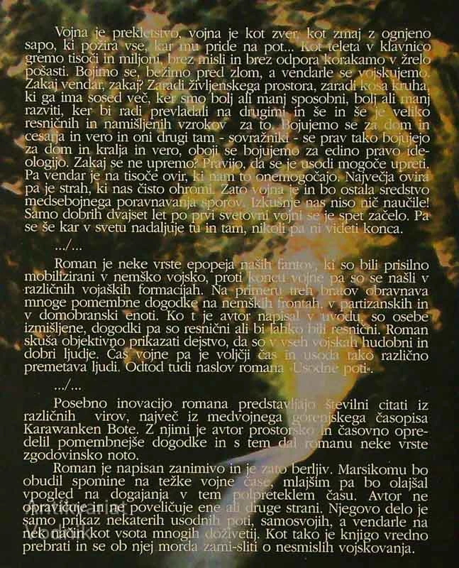 USODNE POTI, Zdravko Kaltnekar