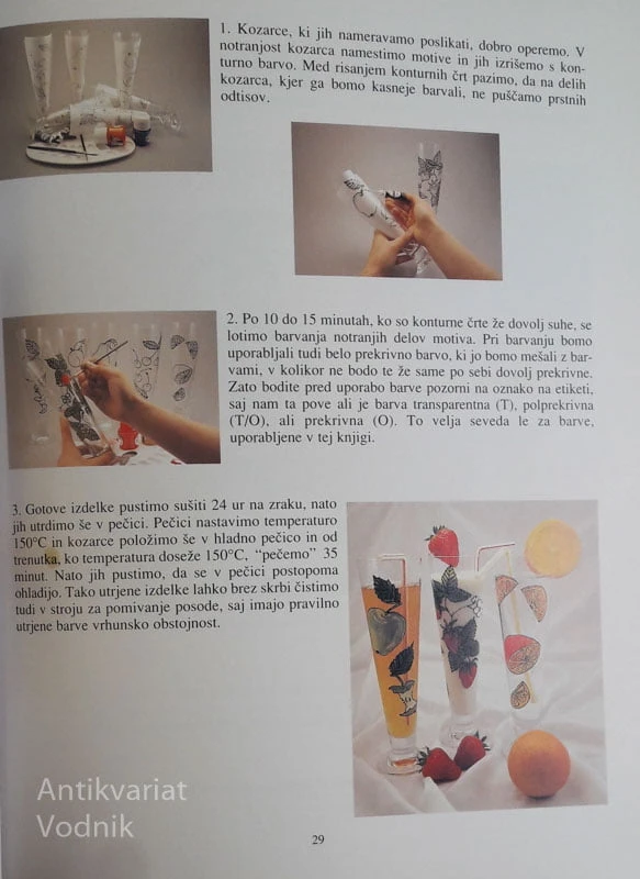 S ČOPIČEM PO STEKLU IN PORCELANU, Alenka Peternel