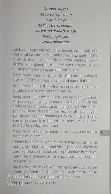 MLADINSKA PESMARICA; GOSPOD SAJ VEŠ, Špela Furman