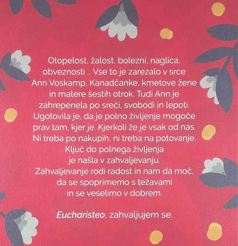 TISOČ DAROV, Ann Voskamp