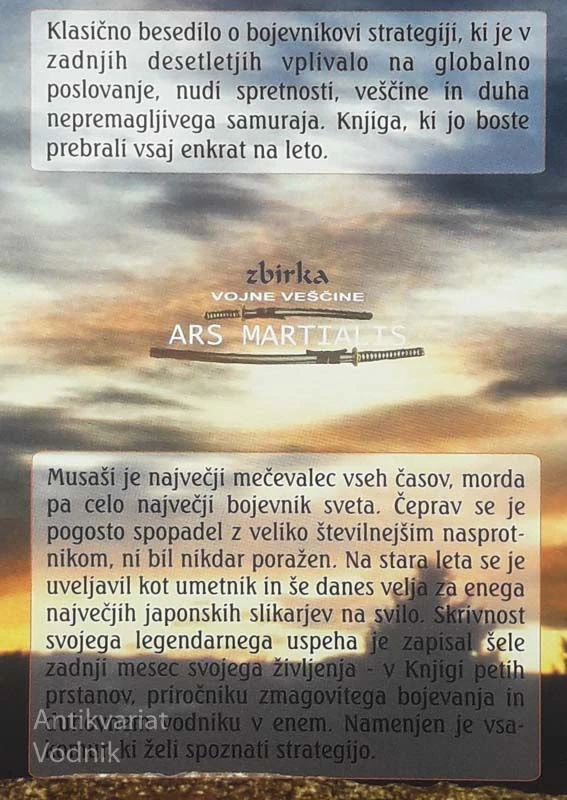 KNJIGA PETIH PRSTANOV, Mijamoto Musaši