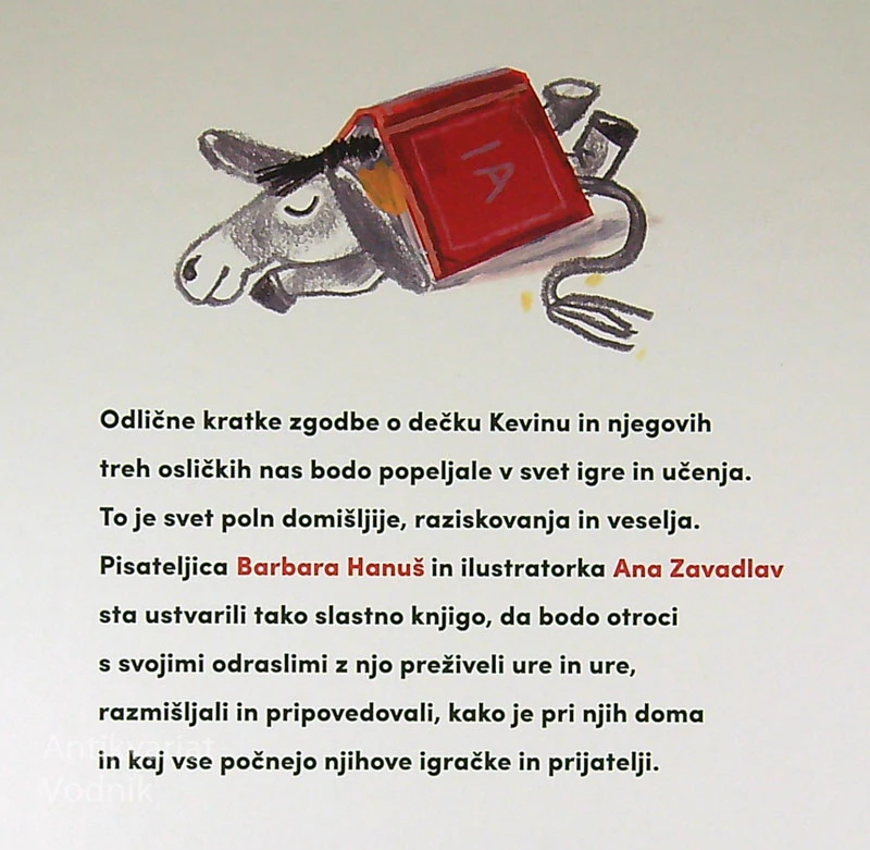 KEVINOVI OSLIČKI, Barbara Hanuš (ilustrirala Ana Zavadlav)