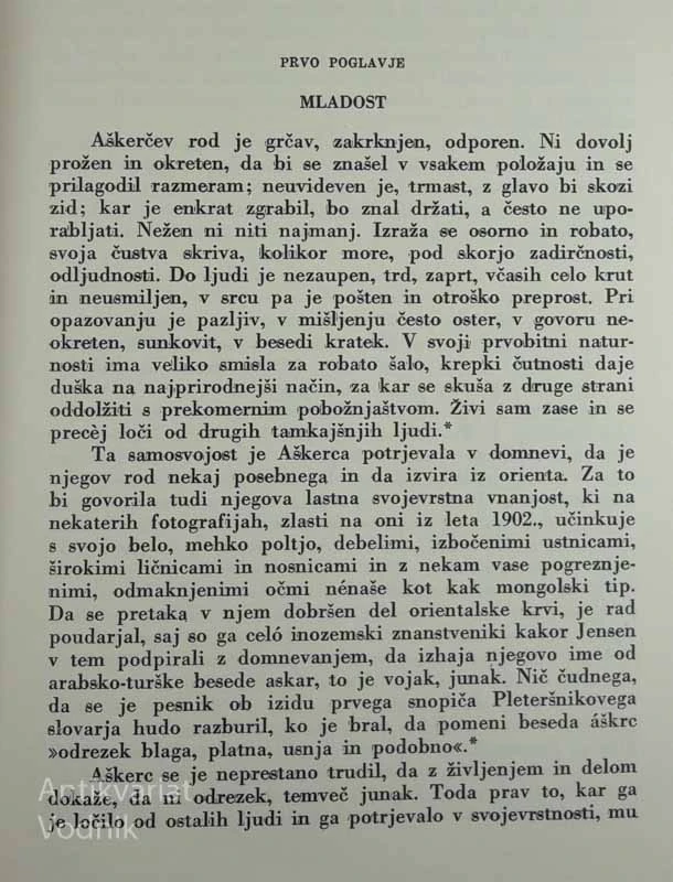 AŠKERC: NJEGOVO DELO IN ŽIVLJENJE, Marja Boršnik Škerlak