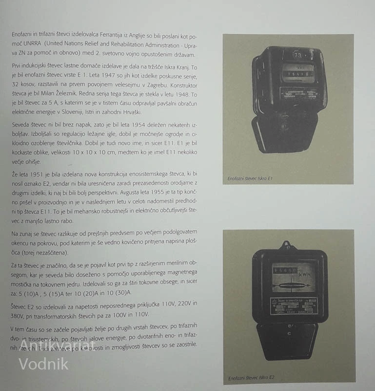RAZVOJ ŠTEVCEV ELEKTRIČNE ENERGIJE, Janez Škrinjar